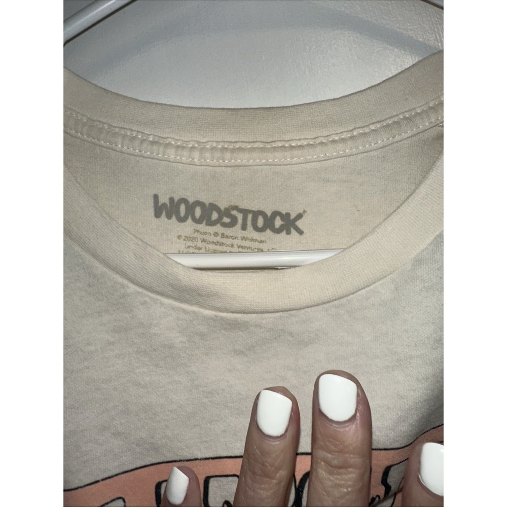 Woodstock Graphic tee Sized Medium Pre‎ Loved T Shirt - Picture 3 of 4
